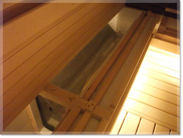 アンダーベンチ電気サウナストーブ