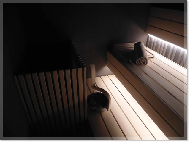 壁隠ぺい式ソフトフィーリングサウナ