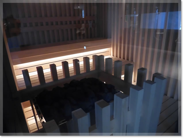 壁隠ぺい式ソフトフィーリングサウナ